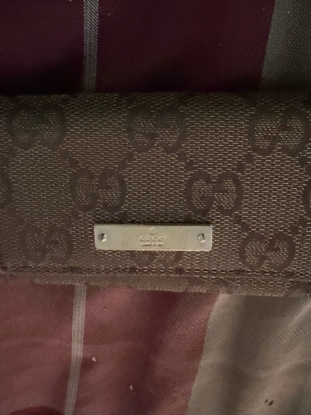 Gucci Brown Monogram Canvas for keys